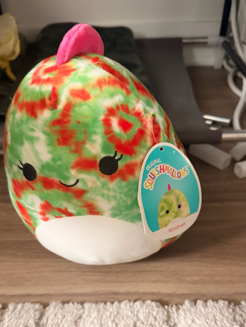 Squishmallows Winifred Tie-Dye Plush - Green & Red